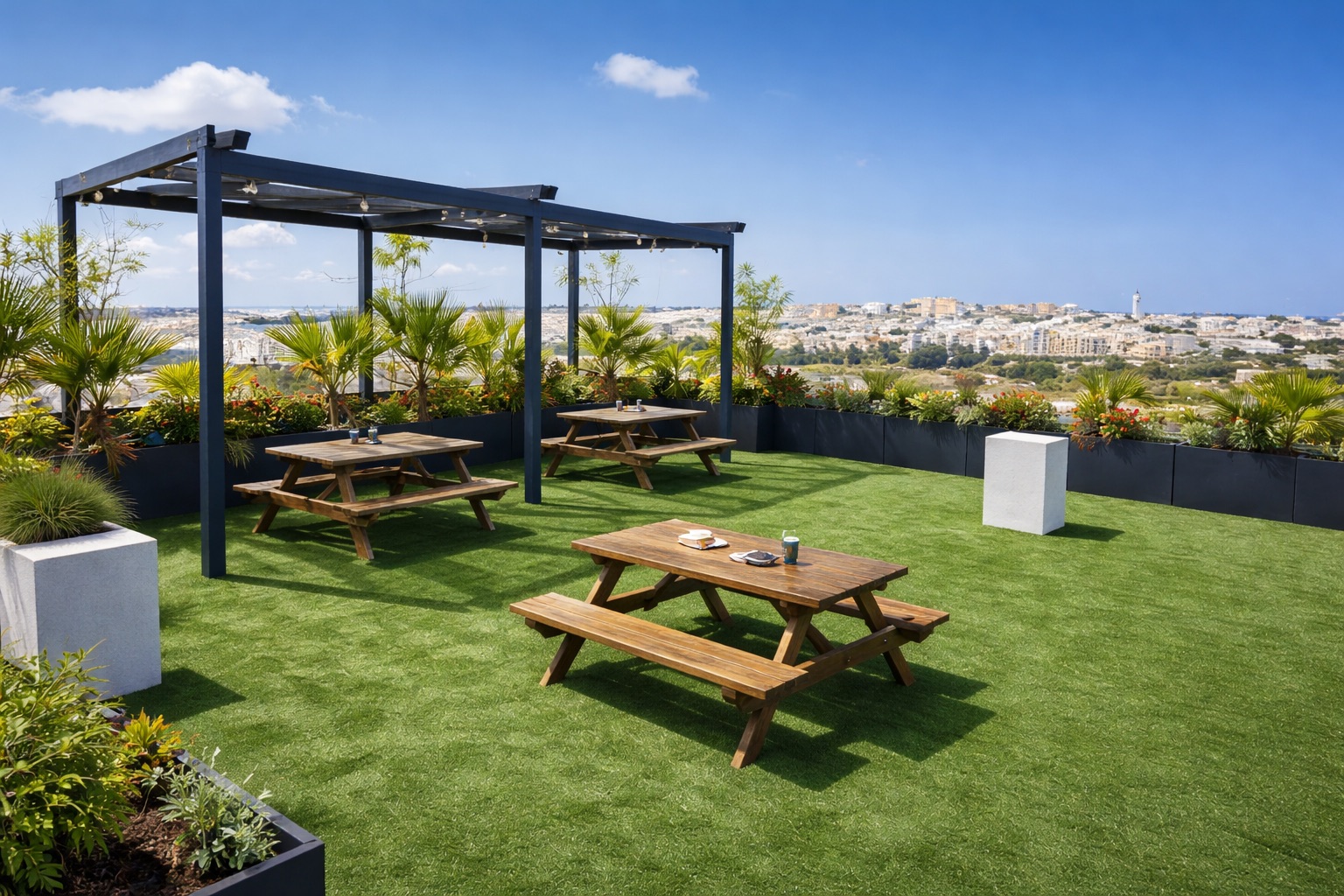 Campus terrace